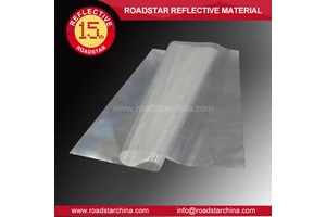 Clear White Transparent Retro Reflective PVC Roll Material,waterproof