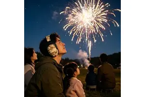 Foldable Noise Reduction Earmuffs Hearing Protection Ear Defenders for Shooting Construction Work Travel Sleep