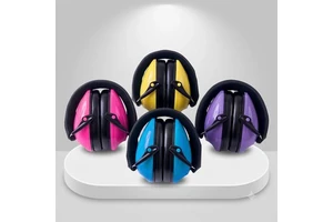 CE EN352 Approved Foldable Safety Earmuffs Noise Reduction Hearing Protection Ear Defenders for Shooting Construction