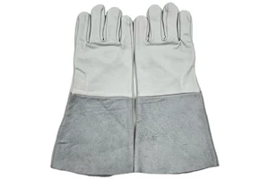 High-quality Heavy-duty Long-hand Cowhide Heat-resistant Welding Gloves