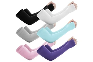 Cheap Price Soft Breathable Sun Protection Sports Sleeve Arm Tattoo Arm Sleeve With Finger Hole