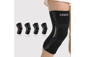 Sport Protective Knee Support Brace High Elastic Knitted Nylon Compression Knee Brace Basketball Running Riding Knee Sleeves