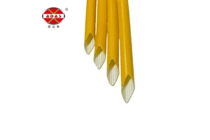 ROHS Standard 155C F Class Polyurethane Coated Fiberglass Fire Resistant Sleeve For Insulation Materials & Elements