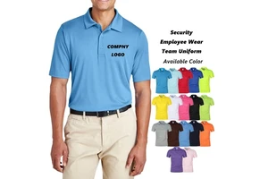 Custom Polo T-shirt Work Wear Business Bulk Mens Embroidery Quick Cool Dry Moisture Wicking Security Custom Design Polo Shirts