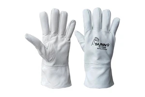 Welder Gloves with Argon Application Durable Goat Leather Construction Gloves