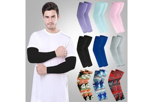 Summer Anti UV Tattoo Ice Arm Sleeves for Men and Women Breathable Protective Gear for Cycling Driving Sports