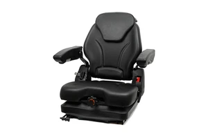 KL Seating Durable Comfortable Pvc Forklift Seat With Suspension and Belts