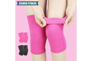 Breathable Support Protective Elbow Knee Brace Spandex Knitted Knee Sport Sleeve Powerlifting Knee Sleeves