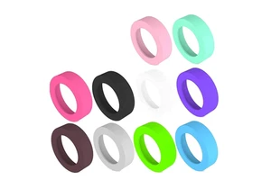 OKSILICONE Hot Sale 95mm Protective Silicone Sleeve for Water Bottle Rubber Glass Bottle Sleeve Base