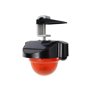 Solar Powered Security Light With Red LED Flashing Alarm Sensor Rechargeable Outdoor Safety Warning Light For Home Garden