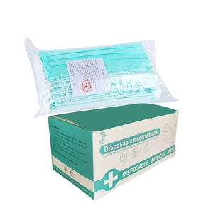 Non Woven surgical Masker 3Ply Facemask Customized protective Disposable Medical Face Mask