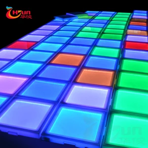 New Product 16 Color Changing Led Dance Floor Tiles Durable Lighting Dance Floor