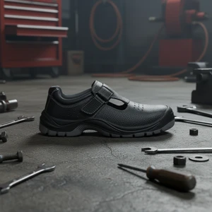 AOXIANG Unisex Low Cut Breathable Genuine Leather Puncture-proof Steel Toe Safety Shoes Work Electrical Insulation Sports Summer
