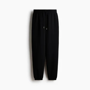 Women Nylon/Cotton Blend Mid Waist Regular Fit Soft Fleece Breathable Solid Winter Jogger Pants Casual Streetwear Lounge Bottoms