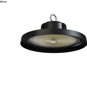 Alison UFO High Bay Light 150W High-Brightness IP65 Waterproof Aluminum 6000K Daylight Easy Installation for Warehouse 5-Year
