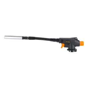 KLL 8839D Stainless Steel Free Neck Gas Torch Butane Lighter Upperweld Flame Gun With Piezo Ignition