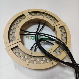 Stainless Steel Lid + Aluminum Body Embedded Arc-shaped Puzzle Indoor Ground Lamp LED RGBWAUV DALI Dimmable Ra80 IP65-IP67 Brick