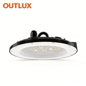 LED Commercial Lights Highbay Fixture US Stock 3 Yrs Warranty 150W 200W 300W 120LM/W Warehouse IP65 UFO High Bay Light