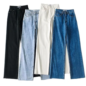 2025 Fashion Straight Leg Women Jeans Denim Bottom Harajuku Boyfriend Long High Waist Baggy Jeans Pants
