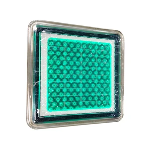 Optical Control square Shaped Outdoor Waterproof Led Ground Light Underground Garden Landscape Brick Solar LED Deck Lighting