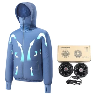 Wholesale 100% Polyester Waterproof And Breathable Shirt Jacket With Fan Cooling And Air Conditioning