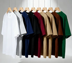 100% Cotton Oversize T-Shirt Heavy Weight 3D Embossed Premium Fashion Plain Graphic Custom Men Women Casual Tees