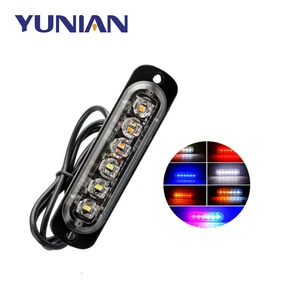 High Quality 6LED Emergency Light for Car Warning Flashing Flash Emergency Lamp Strobe LED Warning Lights Car Lighting System
