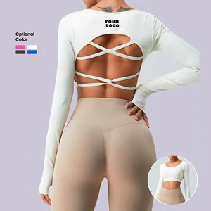 High Quality Seamless Yoga Top Breathable Sports Crop Top for Gym Workout Wholesale From Manufacturer