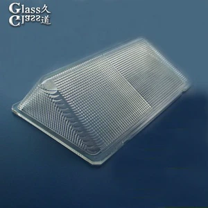 Durable Molded Borosilicate Glass Lamp Cover Glass