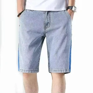 Latest Arrival Men's High Quality Denim Shorts Casual Solid Pattern Design With Custom Logo OEM Service Accepted Men's Shorts