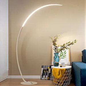 Arc Designer Living Room Fishing Modern Nordic LED Corner Standing Lamp Floor Lamp