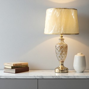 Luxury Glass Table Lamp | Vintage Style Nightstand Lighting Manufacturer