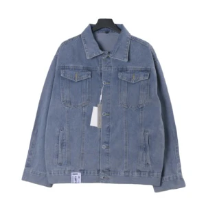 Oem Women's Denim Jean Jacket Women Casual Outwear Fall Jacket Denim Button up Coat Oversize Denim Jacket for Ladies