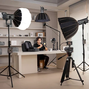 Hot Sale Live Streaming Video Light 180V 245V Ra98 150W 3200K 6500K Photographic Light Portrait Softbox Led Photography Light