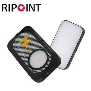 Mini RGB Video Light Rechargeable Photography LED Light Panel 2500-9000K 0-360° HSL RGB CRI>95Ra on Camera Fill Light