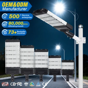 Modern Parking Lot Security Streetlight 50W 100W 150W 200W Aluminum Outdoor Waterproof Ip66 Engineering Led Street Lighting