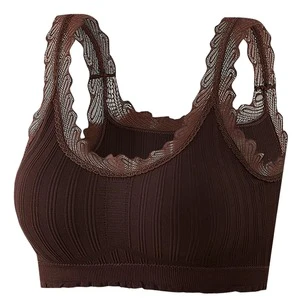 OEM Wholesale High Quality Breathable Front Custom Branded High Support Backless Sports Bra Removable Pads for Women Fitness
