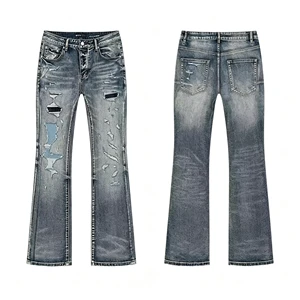 PUR Skinny Jeans Men's Clothes Trousers Trousers Y2k Distressed High Quality New Designer Jeans 1.1