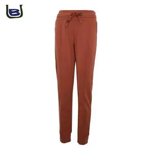 Regular Fit Solid Color Women's Long Pants Drawstring Waist Formal Comfortable for Daily Outdoor Autumn Breathable ODM