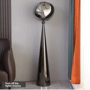 Italian-designed Iron Lava Floor Lamp-Minimalist Subtly Luxurious LED E27 Adjustable Height Anti-Glare Energy-Saving