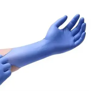 3mil Nitrile Disposable Safety Gloves with Textured Fingers for Tattoo Beauty Salon Manicure Hair Nail Art Barbershop Cleaning