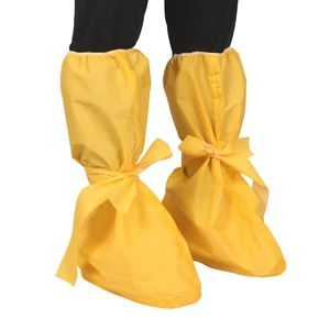 Disposable PVC Sole Safety Shoe Cover Acid Resistant PE Material Type3 Chemical Boot Cover Personal Protective Equipment