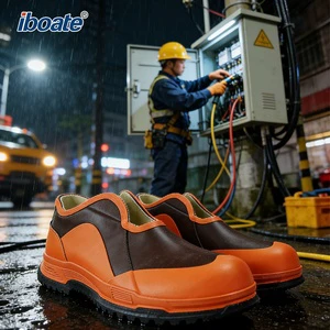 Insulated 35KV Lightweight Dustproof Anti-slip Shoe Cover, Shockproof Secure Durable Insulated Industrial Shoe Cover
