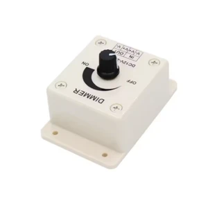 Factory Direct LED Single Color Dimmer Manual Brightness Controller 8A for 12V LED Strip Light Tape Ribbon DIY Lighting Projects