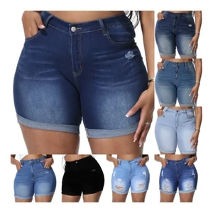 Wholesale Summer Women's Denim Shorts Casual Style Denim Jeans Ladies Shorts Plain Simple Premium Quality