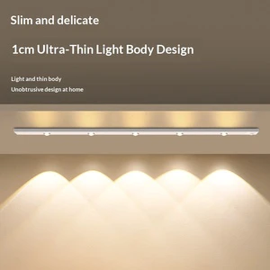 USB Rechargeable LED Cabinet Light Wireless Motion Sensor Light for Bedroom Kitchen LED Cabinet Light