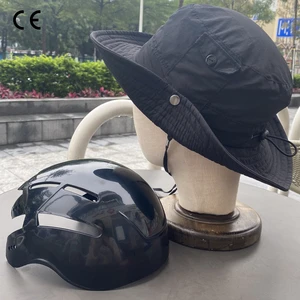 Custom Industrial Head protection Plastic Helmet Shell Insert Ce En812 Safety Hard Hat Bump Cap With Led Light