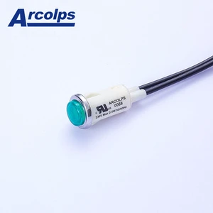 Waterproof LED Indicator 12V 24V 110V 220V Metal Panel Signal Lamp for Industrial Automation Control Equipment
