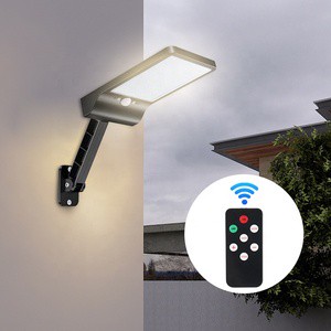 New Design LED Solar Power PIR Motion Sensor Wall Lamp Sconce Landscape Garden Outdoor LED Solar Wall Light