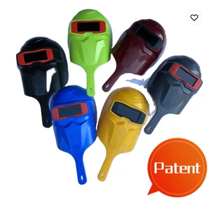 Factory Wholesale Black PP Material Face Shields Lifting Front Welded Mask with Flip-Up Welding Helmets